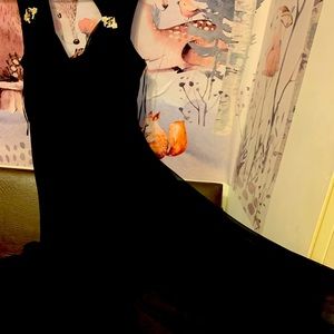 Long black dress